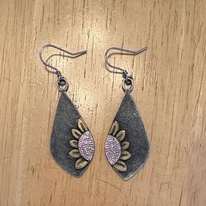 Floral Patterned Earrings